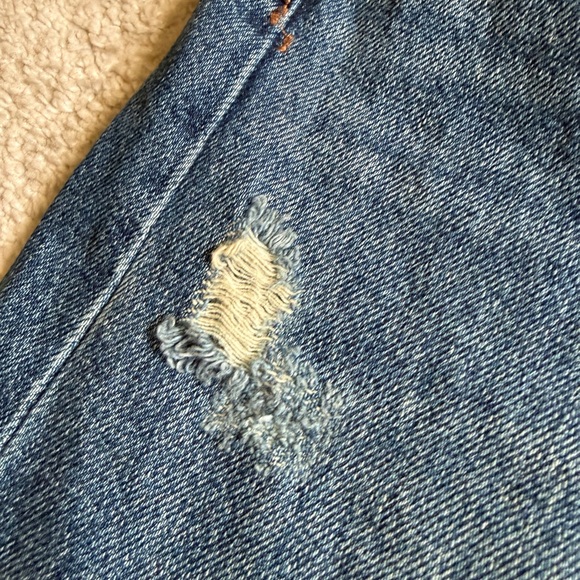 Hidden Nori Dark Wash Cuffed Wide Leg - Size 28 - Picture 5 of 8